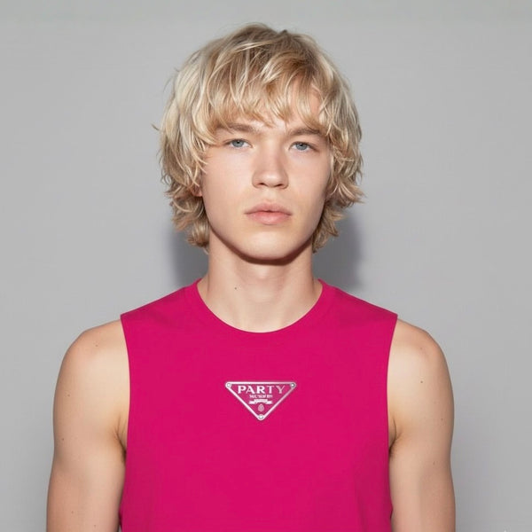 PARTY ANIMAL EMBLEM MUSCLE TEE