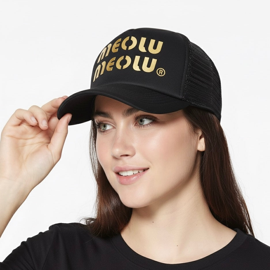 MEOW MEOW MESH TRUCKER HAT
