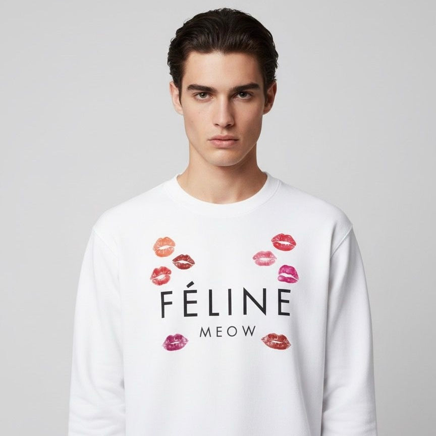 FELINE KISS SWEATSHIRT