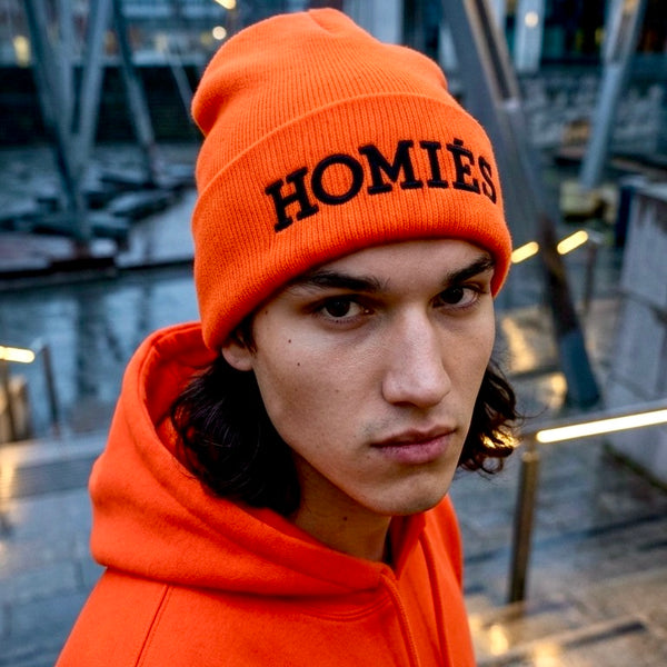 HOMIÉS BRIGHT ORANGE BEANIE