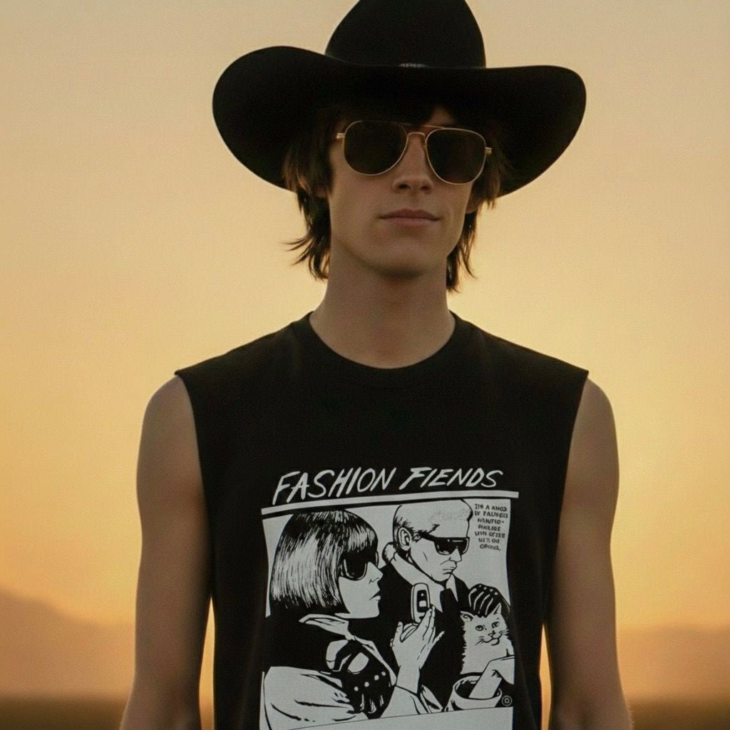 FASHION FIENDS MUSCLE TEE