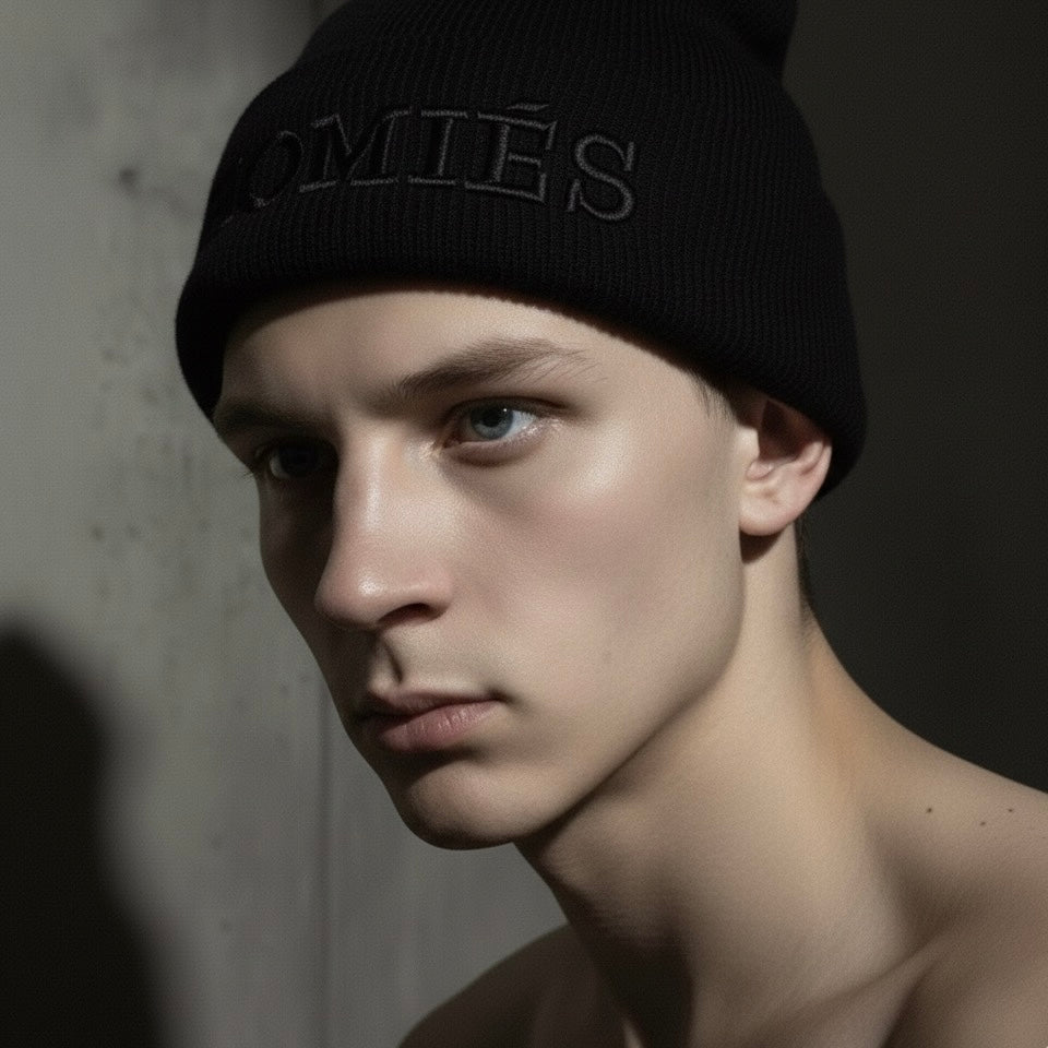 HOMIÉS BLACK/BLACK BEANIE
