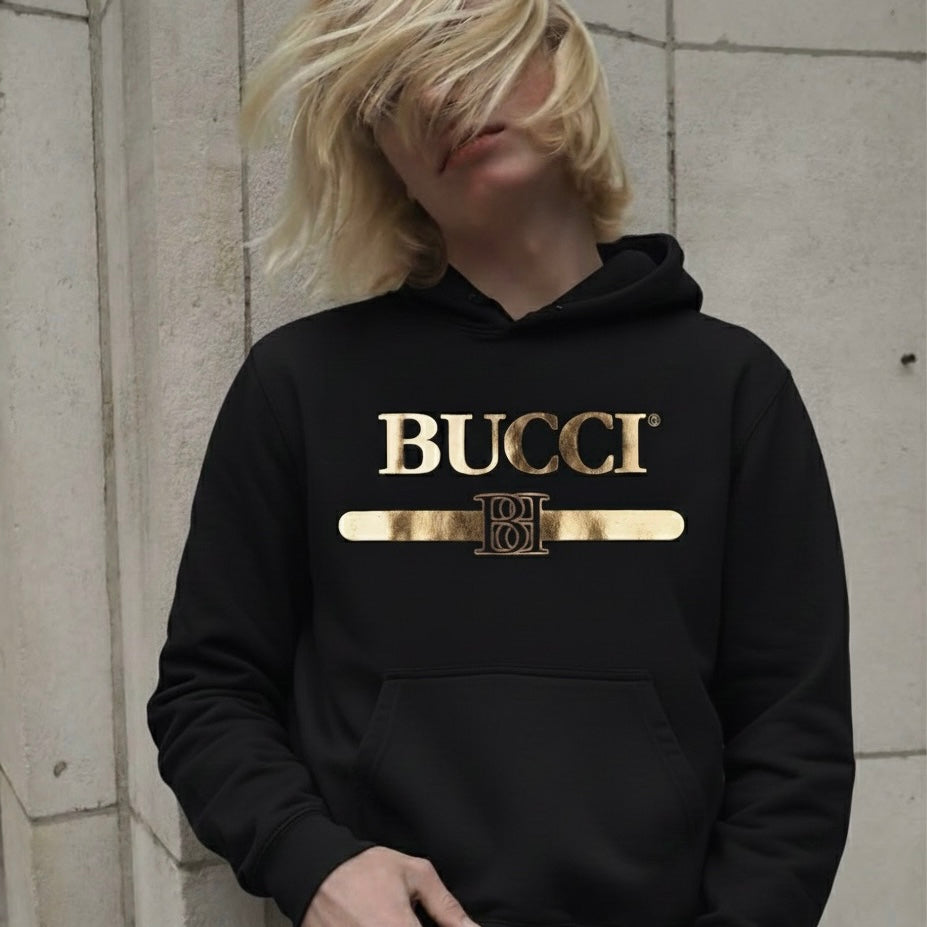 BUCCI GOLD FOIL HOODIE