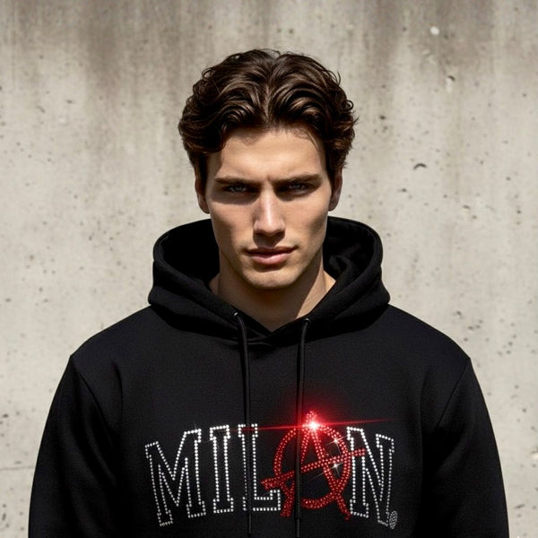 MILAN CRYSTAL HOODIE