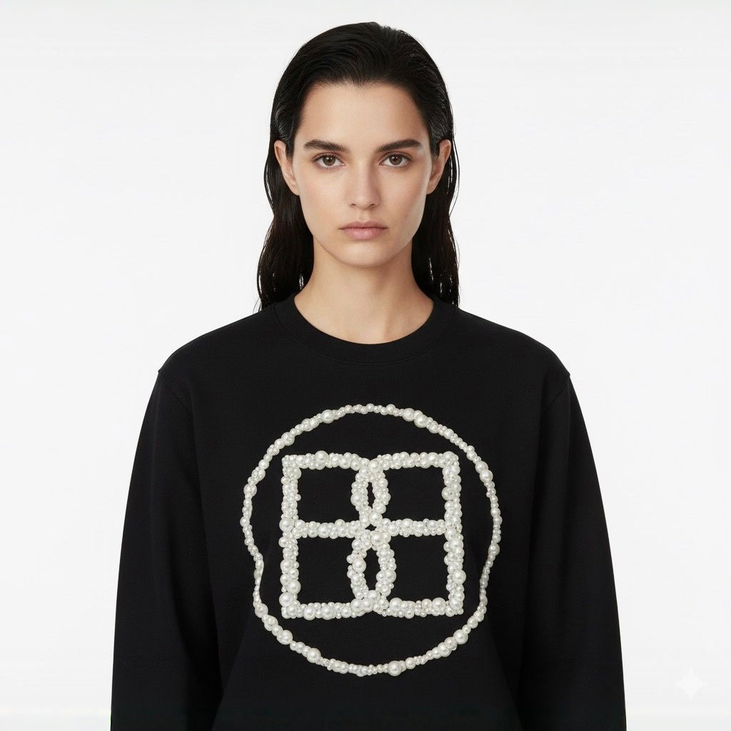 DOUBLE B PEARL SWEATSHIRT
