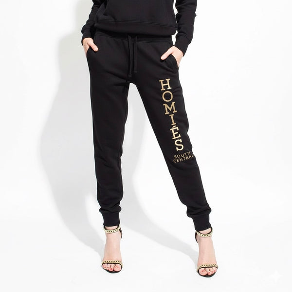HOMIÉS GOLD FOIL SWEATPANTS