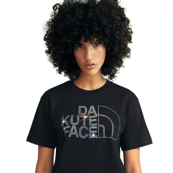 DA KUTE FACE CRYSTAL TEE