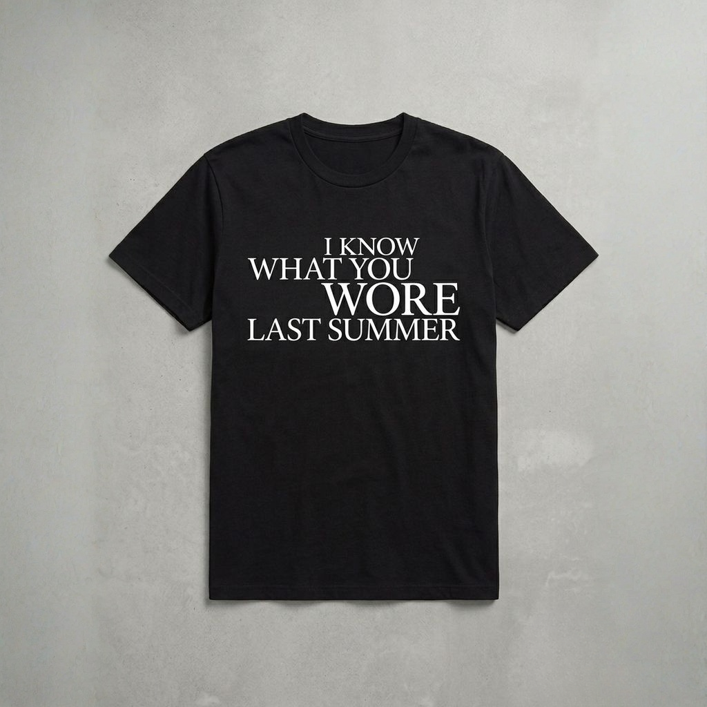 I KNOW WHAT YOU WORE TEE