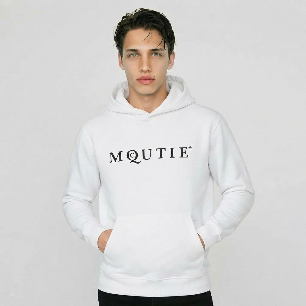 MQCUTIE WHITE HOODIE