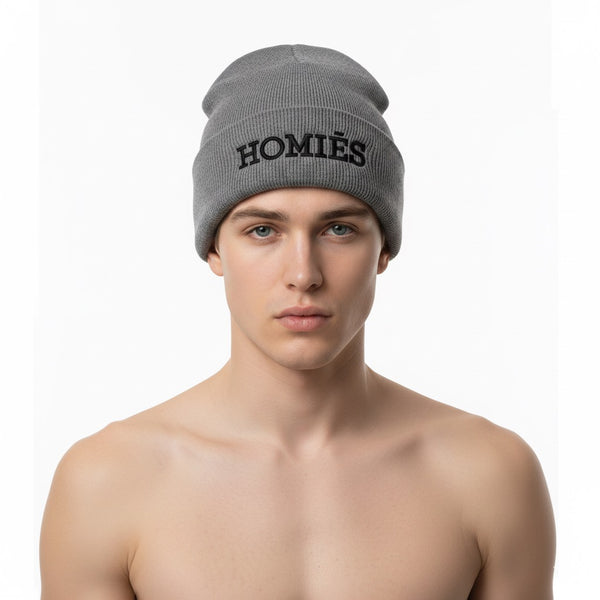 HOMIÉS GREY / BLACK BEANIE