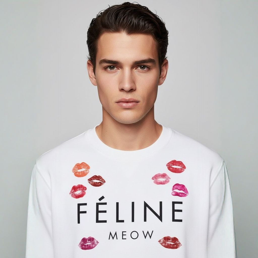 FELINE KISS SWEATSHIRT