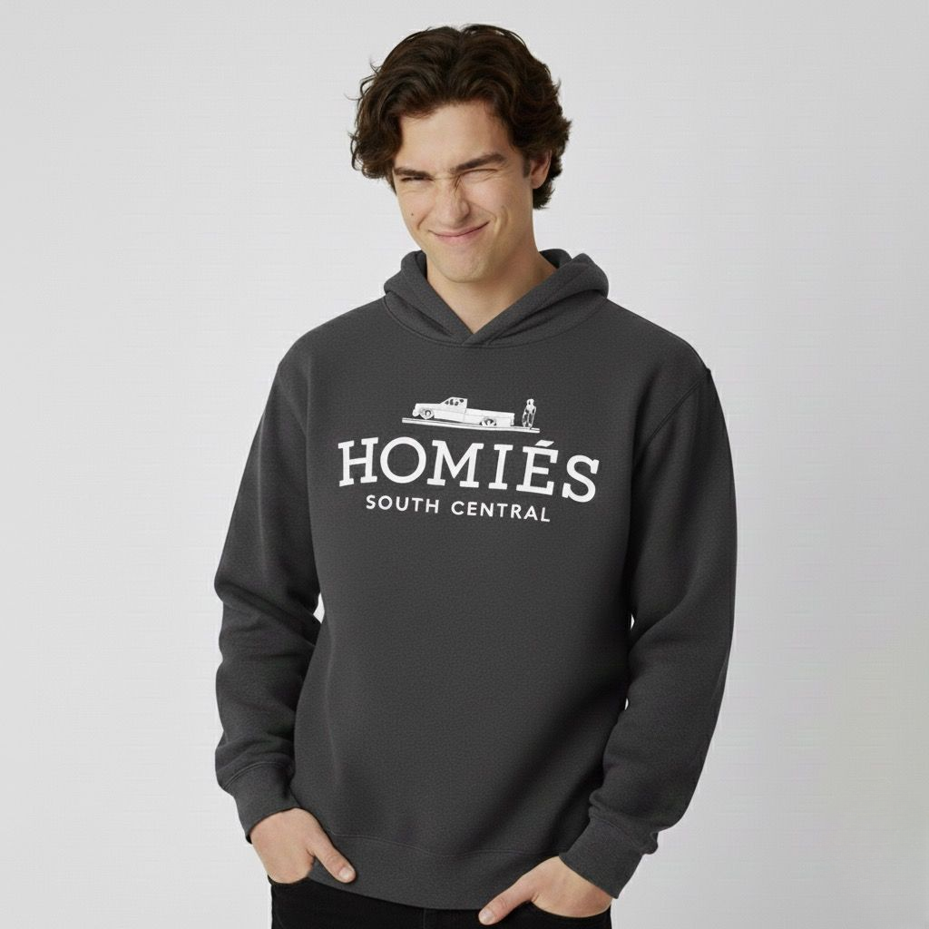 HOMIÉS CHARCOAL GREY HOODIE