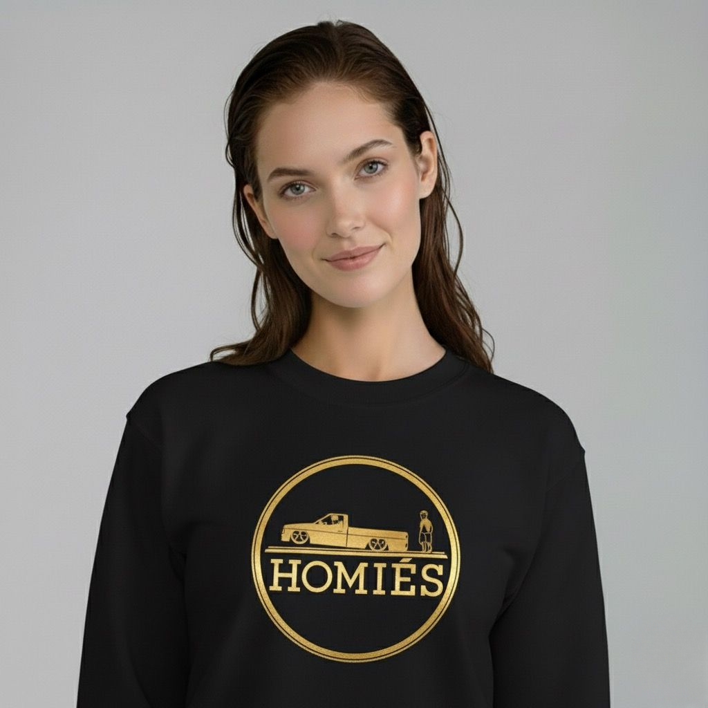 HOMIÉS EMBLEM GOLD FOIL SWEATSHIRT