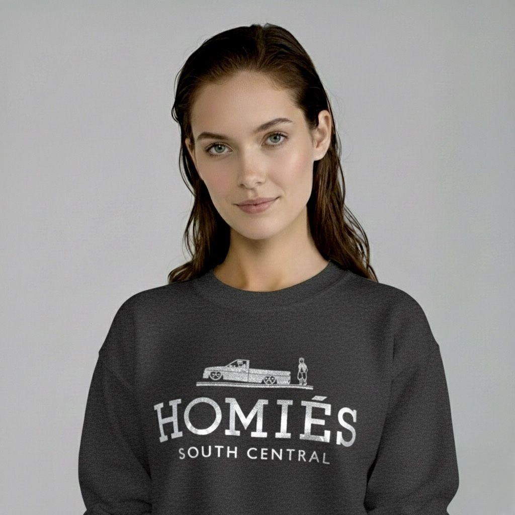 HOMIÉS SILVER FOIL SWEATSHIRT