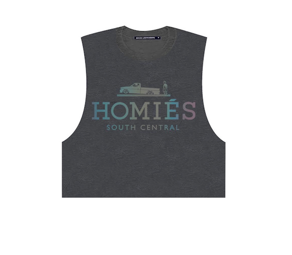 HOMIÉS IRIDESCENT MUSCLE CROP TOP