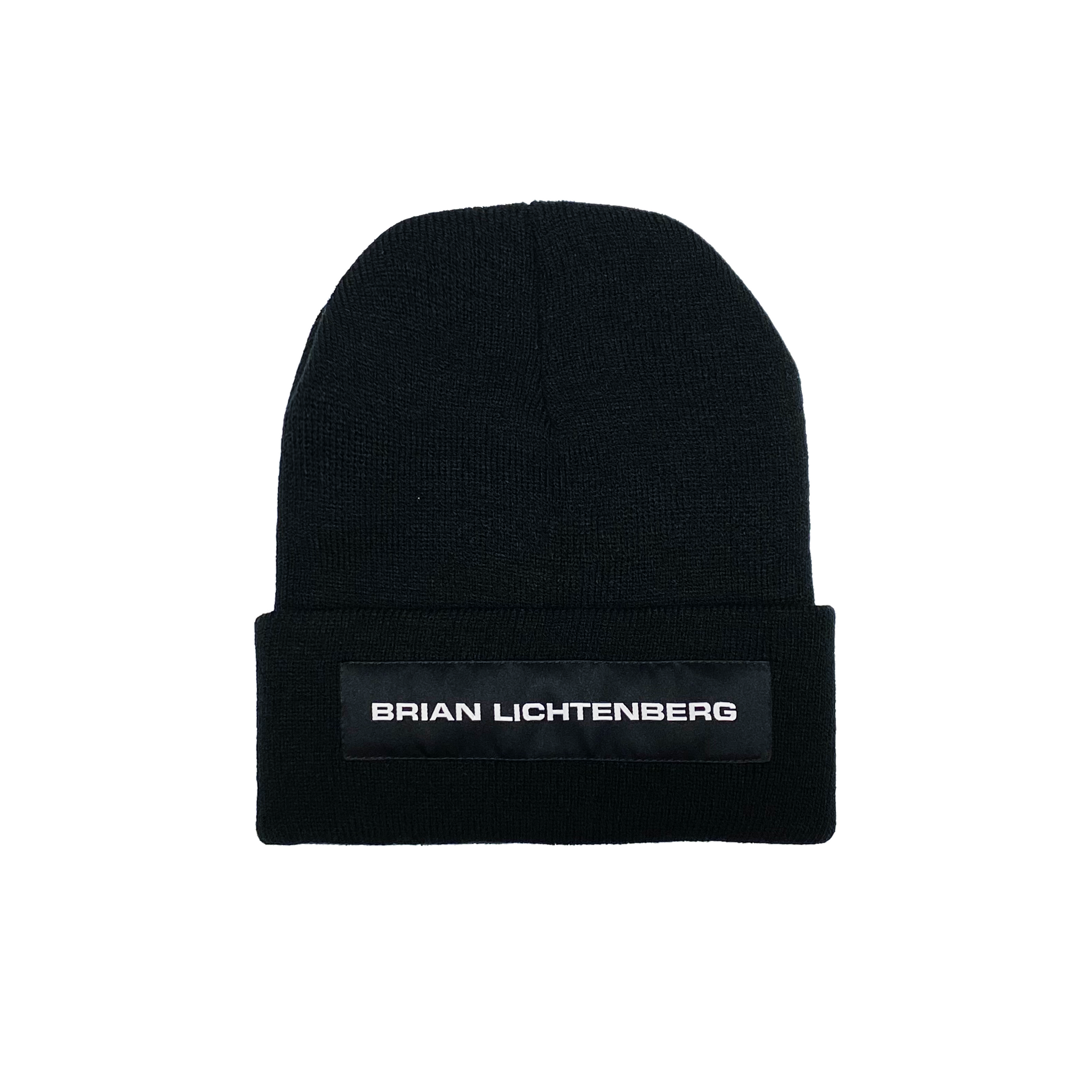 BL LABEL BLACK BEANIE