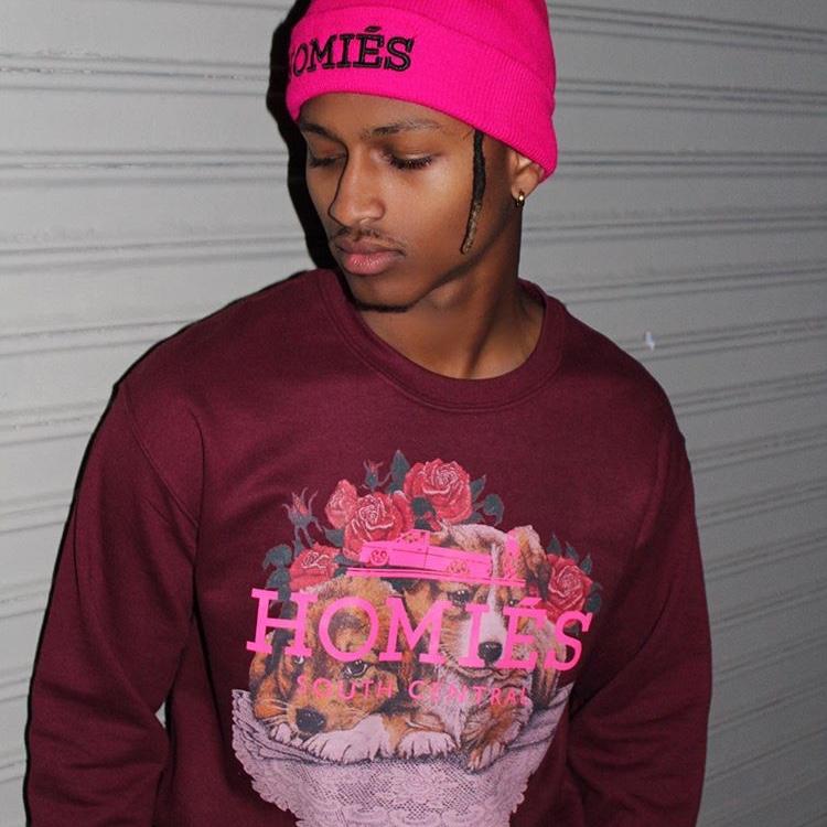 HOMIÉS FUCHSIA/BLACK BEANIE
