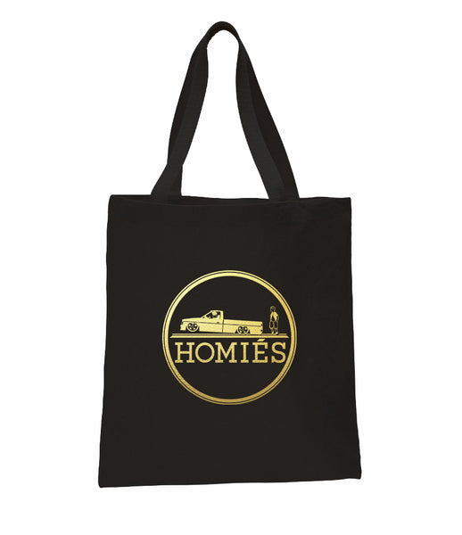 HOMIÉS EMBLEM GOLD FOIL TOTE BAG