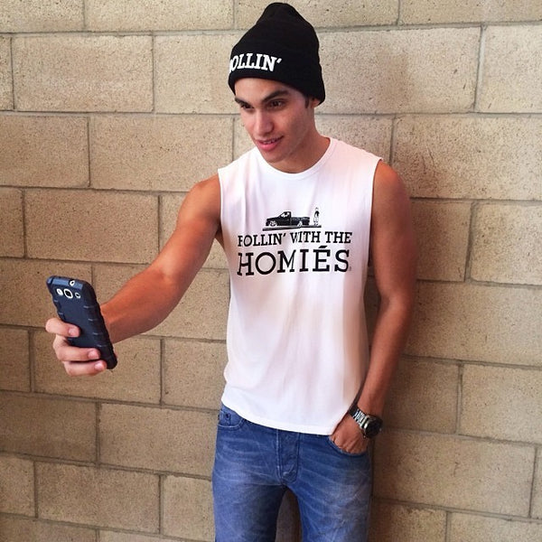 ROLLIN' WITH THE HOMIÉS MUSCLE TEE