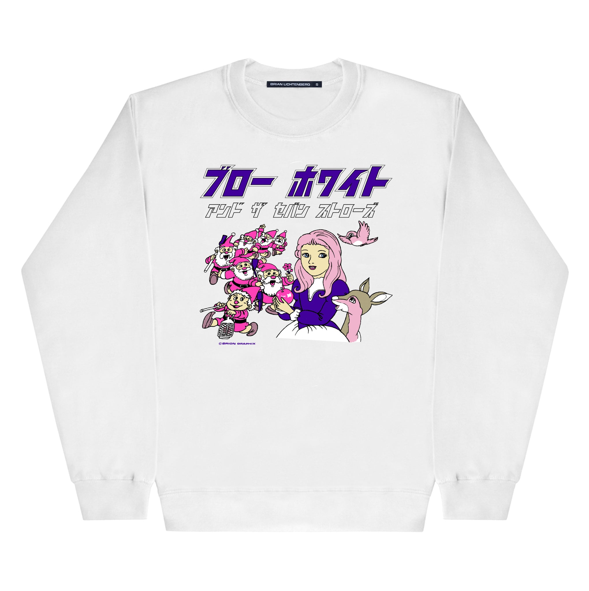 SNOW WHITE SWEATSHIRT