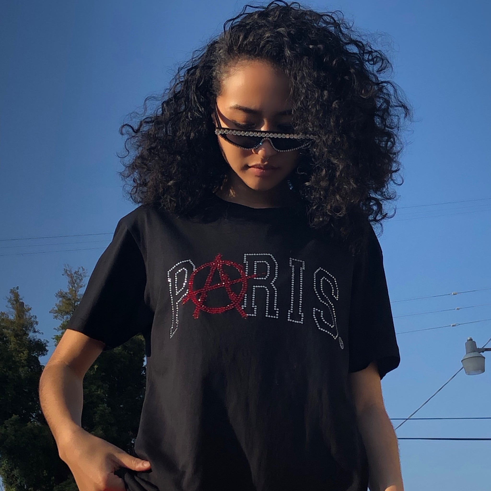 PARIS ANARCHY CRYSTAL TEE