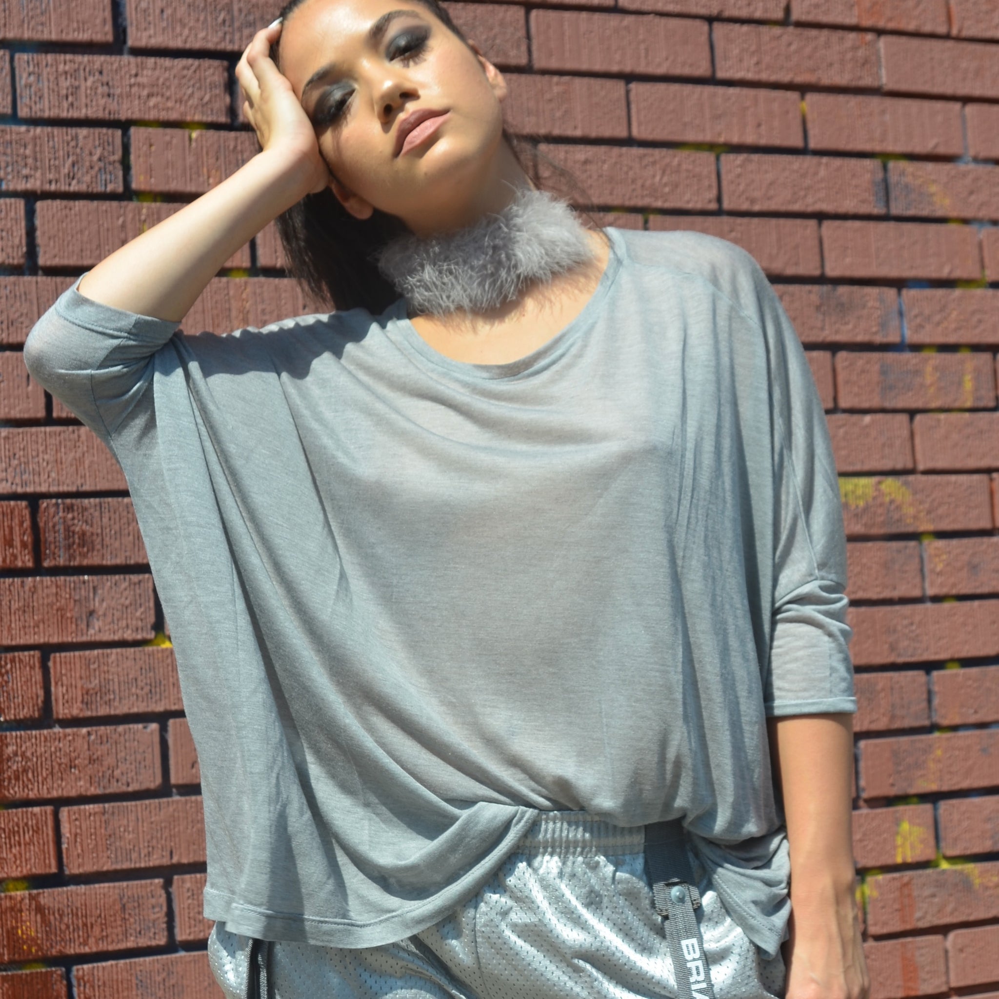 GREY GHOST TOP