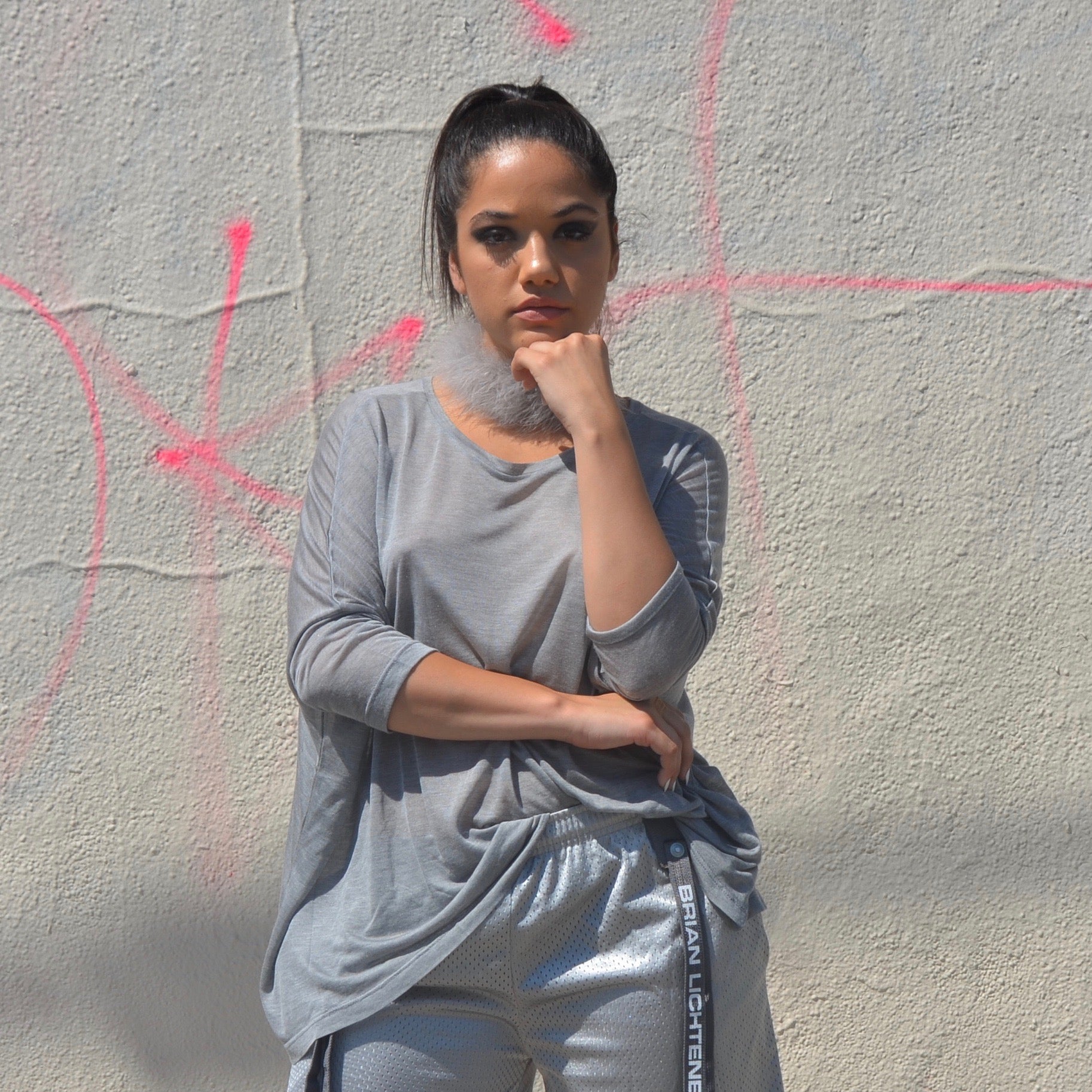 GREY GHOST TOP
