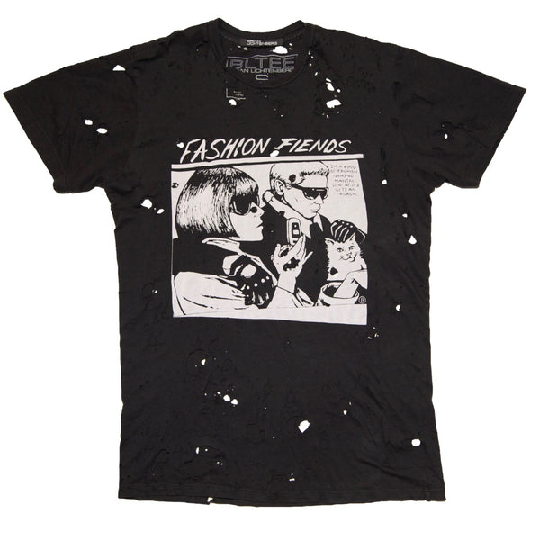 FASHION FIENDS DESTROYED TEE
