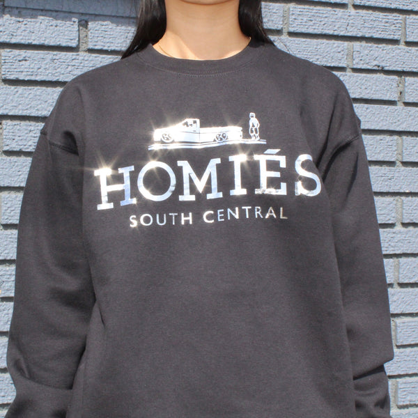 HOMIÉS SILVER FOIL SWEATSHIRT