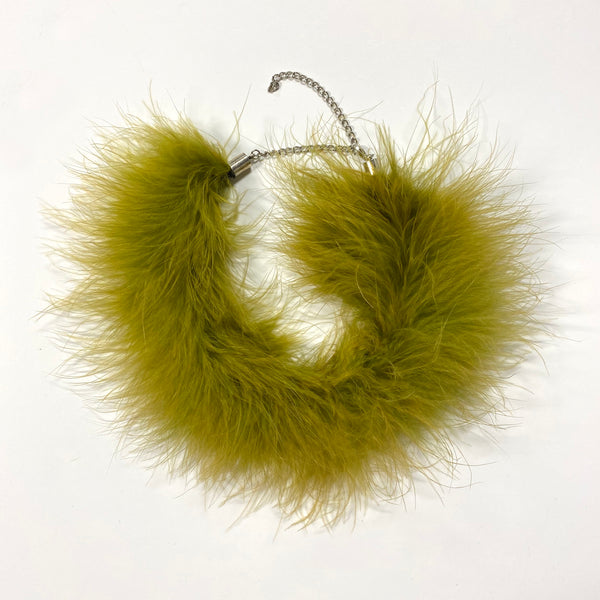 MARABOU FEATHER CHOKER
