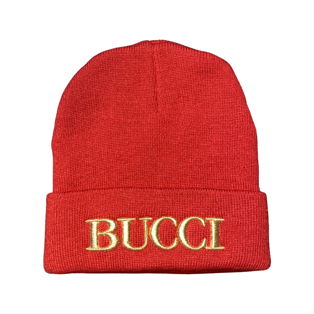 Red top gucci beanie