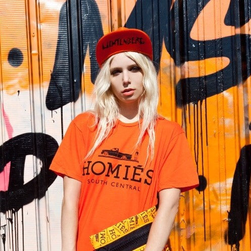 HOMIÉS TENDENCIES ORANGE MESH TRUCKER HAT