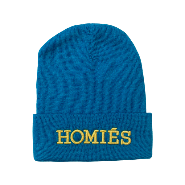 HOMIÉS TURQUOISE/YELLOW BEANIE