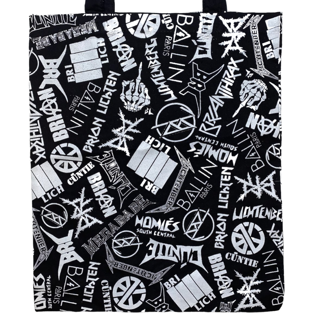 PUNK ROCK ALL OVER TOTE BAG