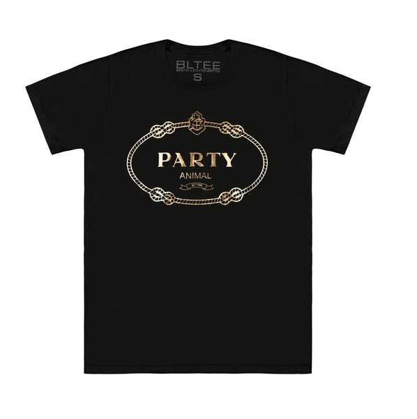 PARTY ANIMAL GOLD FOIL TEE