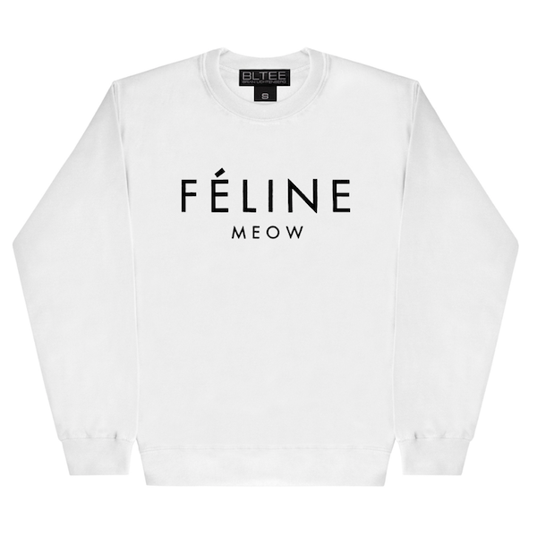 FELINE SWEATSHIRT CREWNECK