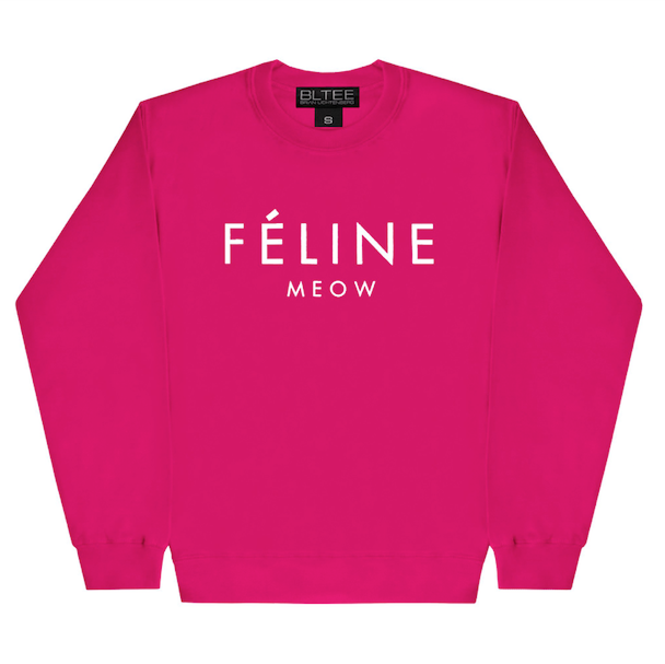 FELINE SWEATSHIRT CREWNECK