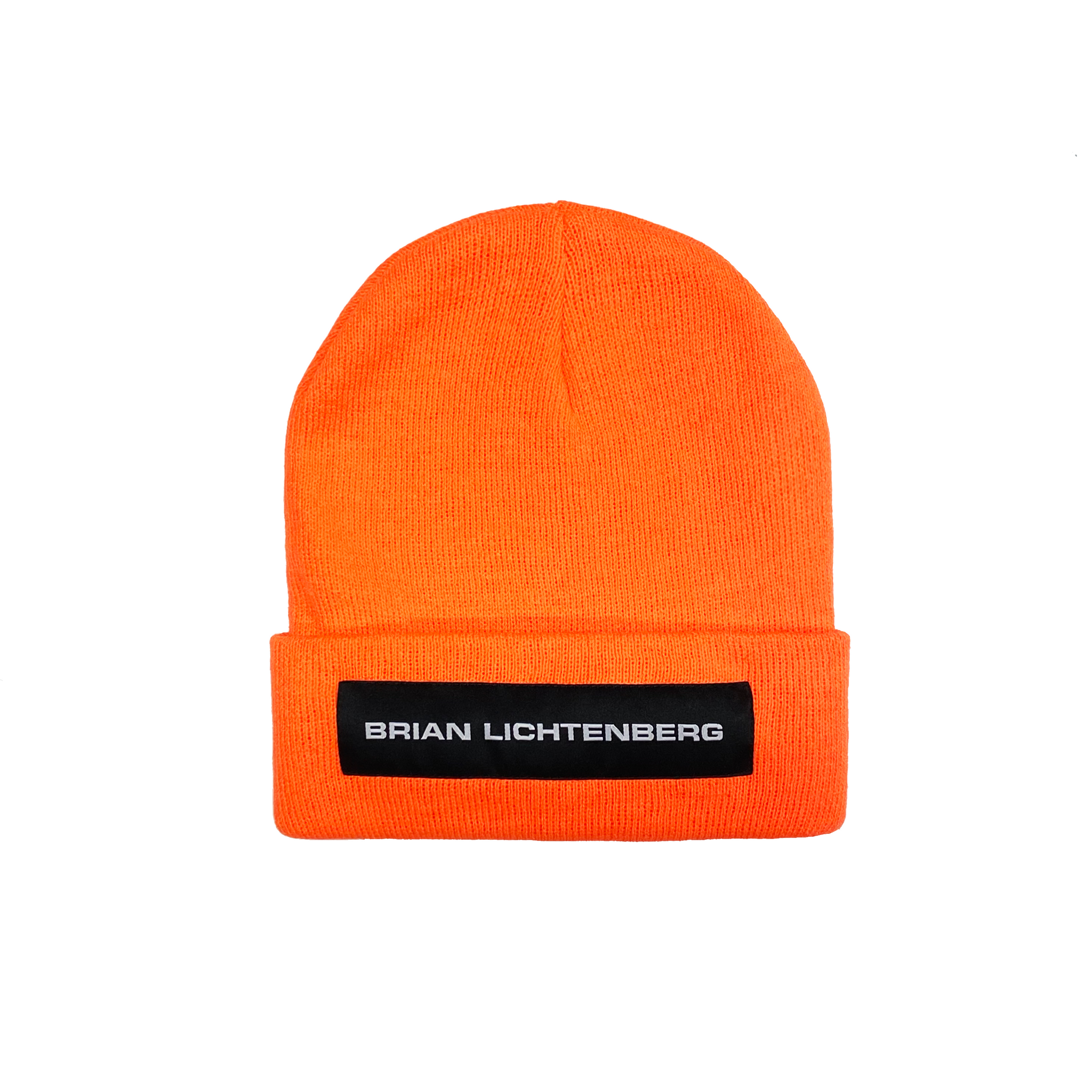 UPCYCLE LV NEON ORANGE BEANIE – BRIAN LICHTENBERG