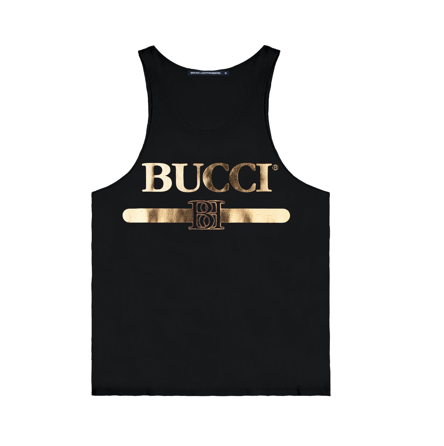 BUCCI GOLD FOIL TANK