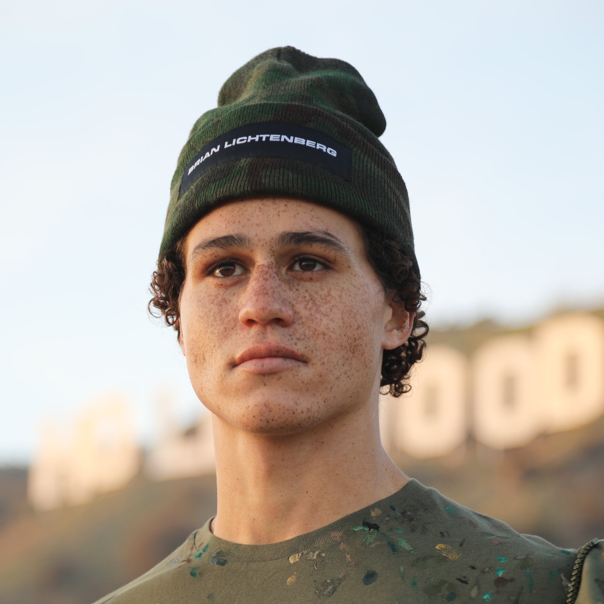 BL LABEL CAMO BEANIE