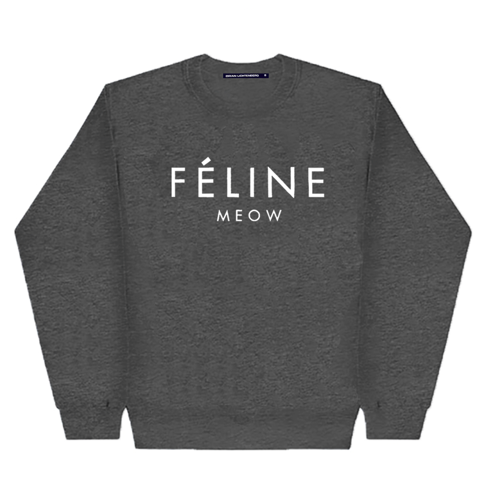 FELINE CREWNECK SWEATSHIRT