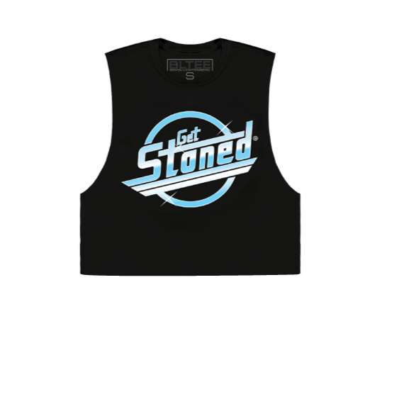 GET STONED CROPPED MUSCLE TEE
