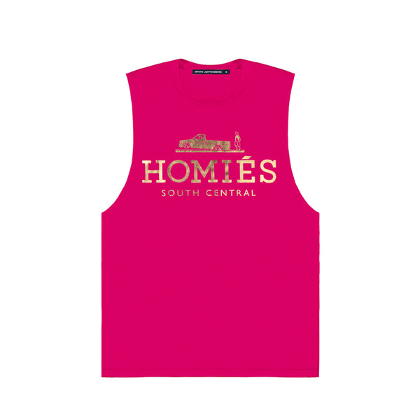 HOMIÉS GOLD FOIL MUSCLE TEE