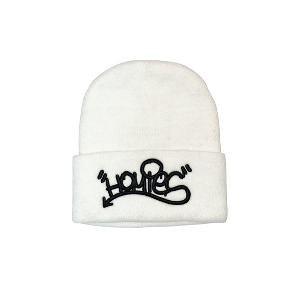 HOMIÉS GRAFFITI WHITE BEANIE