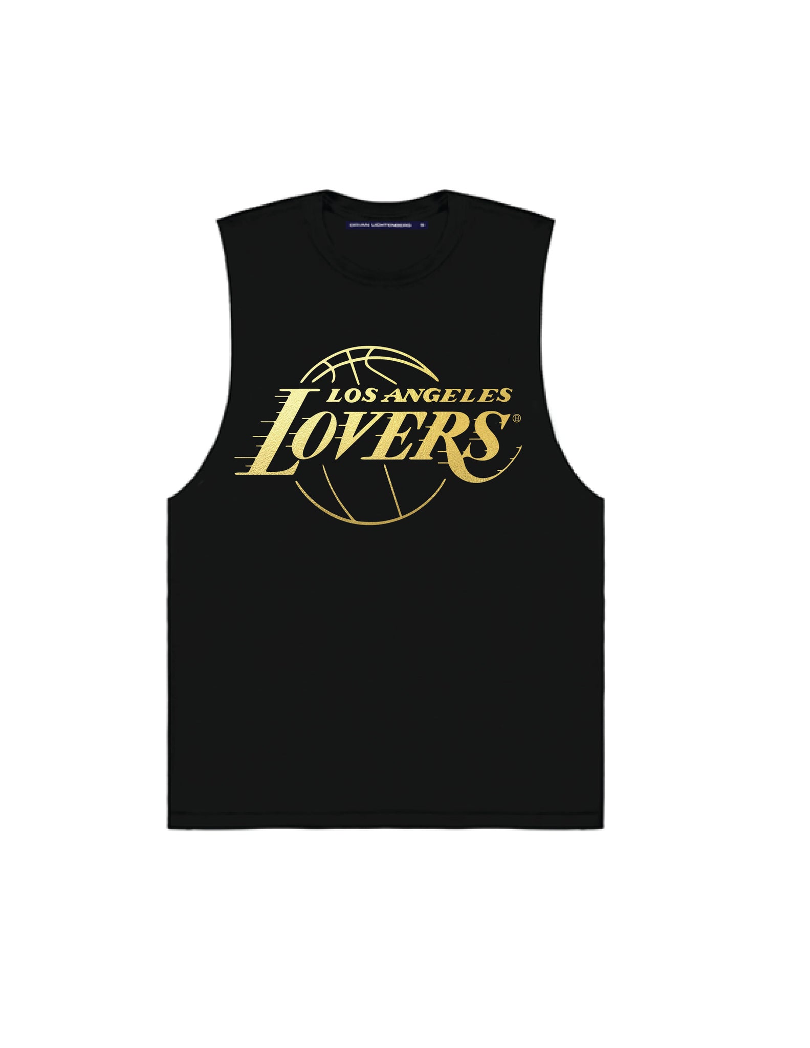 LOVERS GOLD FOIL MUSCLE TEE