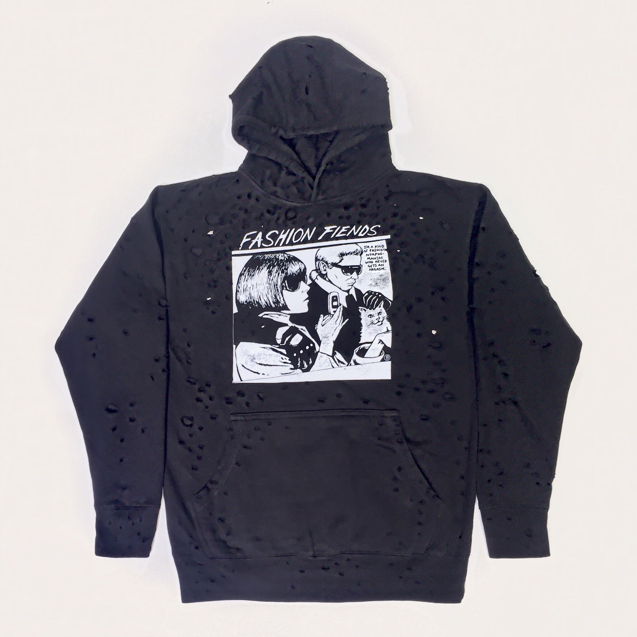 DESTROYED FASHION FIENDS HOODIE