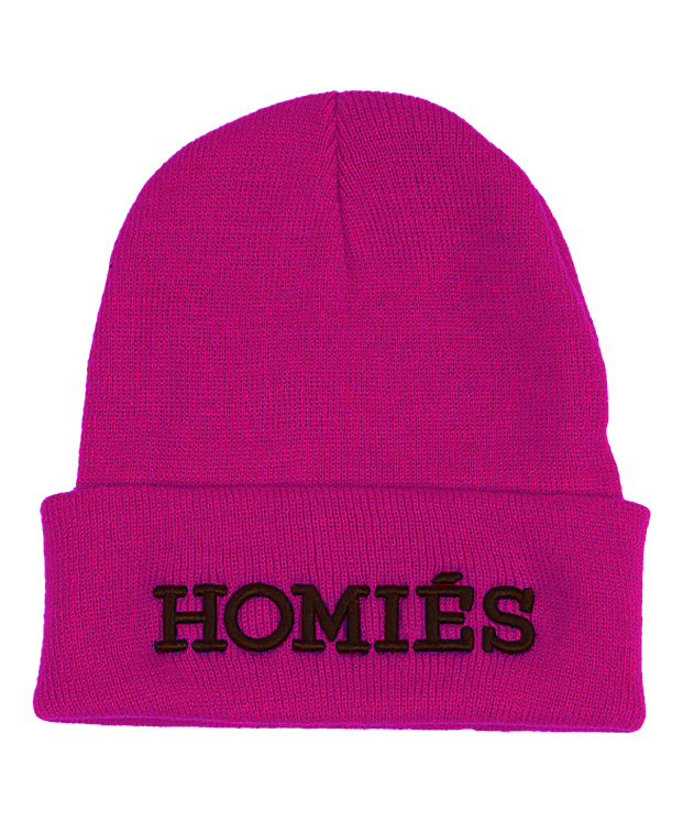 HOMIÉS FUCHSIA/BLACK BEANIE