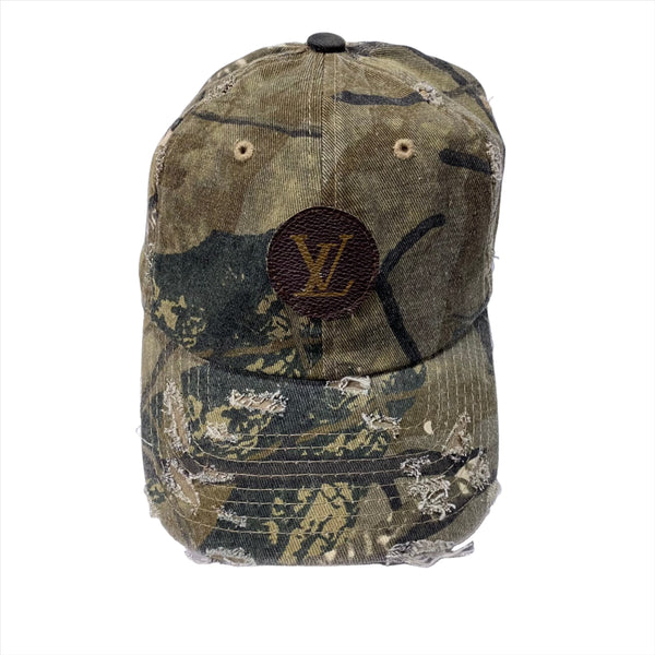 UPCYCLE LV DISTRESSED FOREST CAMO HAT