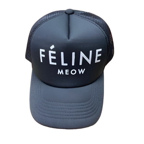 FELINE MEOW MESH TRUCKER HAT