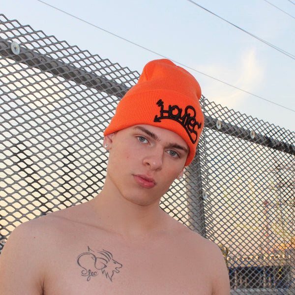 HOMIES GRAFFITI ORANGE BEANIE